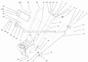 Handle Assembly Diagram and Parts List for 28230 000000001-000999999 - 2000 Lawn Boy Snow Blower